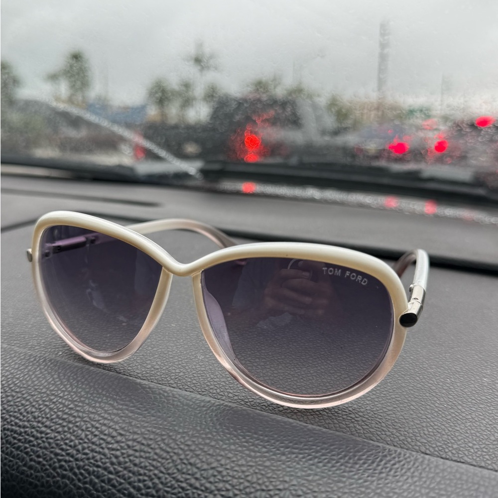 Tom Ford Pearl and Charcoal Sunglasses